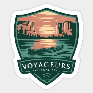 Voyageurs National Park Emblem Sticker